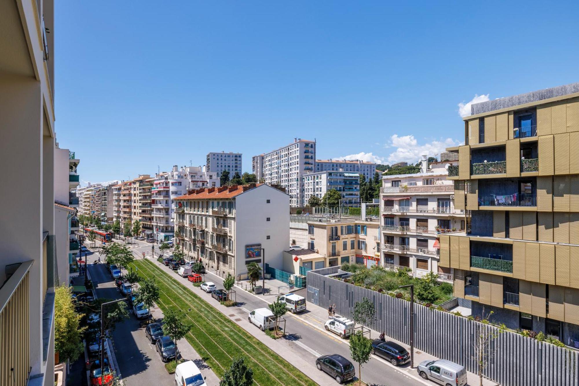 Elegant Studio Avec Terrasse Proche Mer Tramway Ница Екстериор снимка